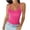 *1-Hot Pink, variant on VBVC Women's Ribbed Crew Neck Tank Top , Ladies' Slim Fit Basic Camisole , Casual Sleeveless Summer Shirt For Women,Coffee,XS-2XL