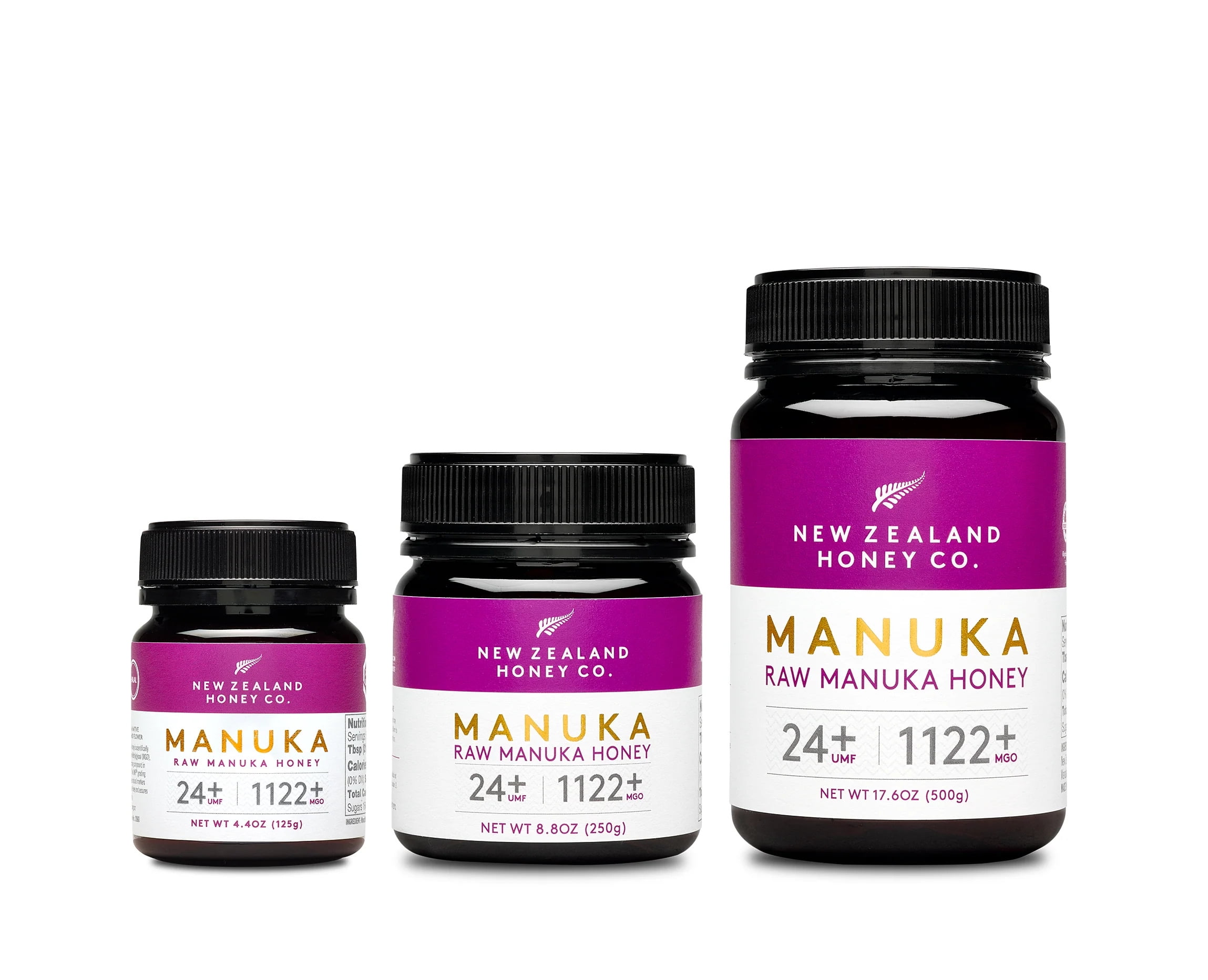 New Zealand Honey Co. Raw Manuka Honey UMF 24+ | MGO 1122+ 17.6 oz
