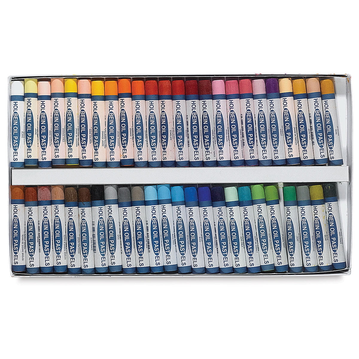 Holbein Academic Oil Pastel Set Assorted Colors, Set of 48