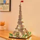 thumbnail image 2 of Nuevo y exquisito juego de bloques de construcción en miniatura de la Torre Eiffel de París: iluminación LED, regalo perfecto para iluminar tu mundo, 2 of 5