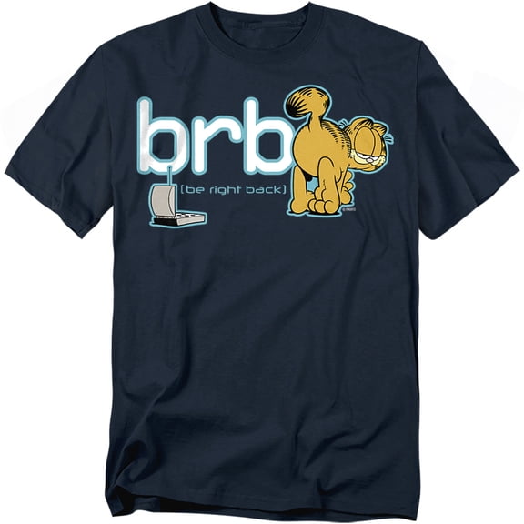 Garfield T-Shirt Be Right Back Unisex Graphic Tee For Men & Women