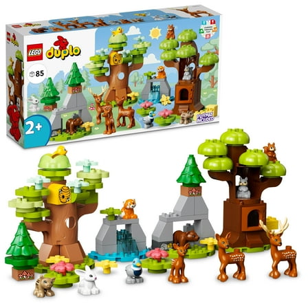 LEGO DUPLO Wild Animals of Europe 10979 Building Toy Set (85 Pieces)