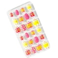 thumbnail image 3 of Vogacara 1 Juego de limas de longitud media para uñas de niños, prensa mate en palo, calcomanías de arte de Color sólido, suministros de salón, Kit Juegos de manicura Veintitrés Vogacara CE011887-23, 3 of 6