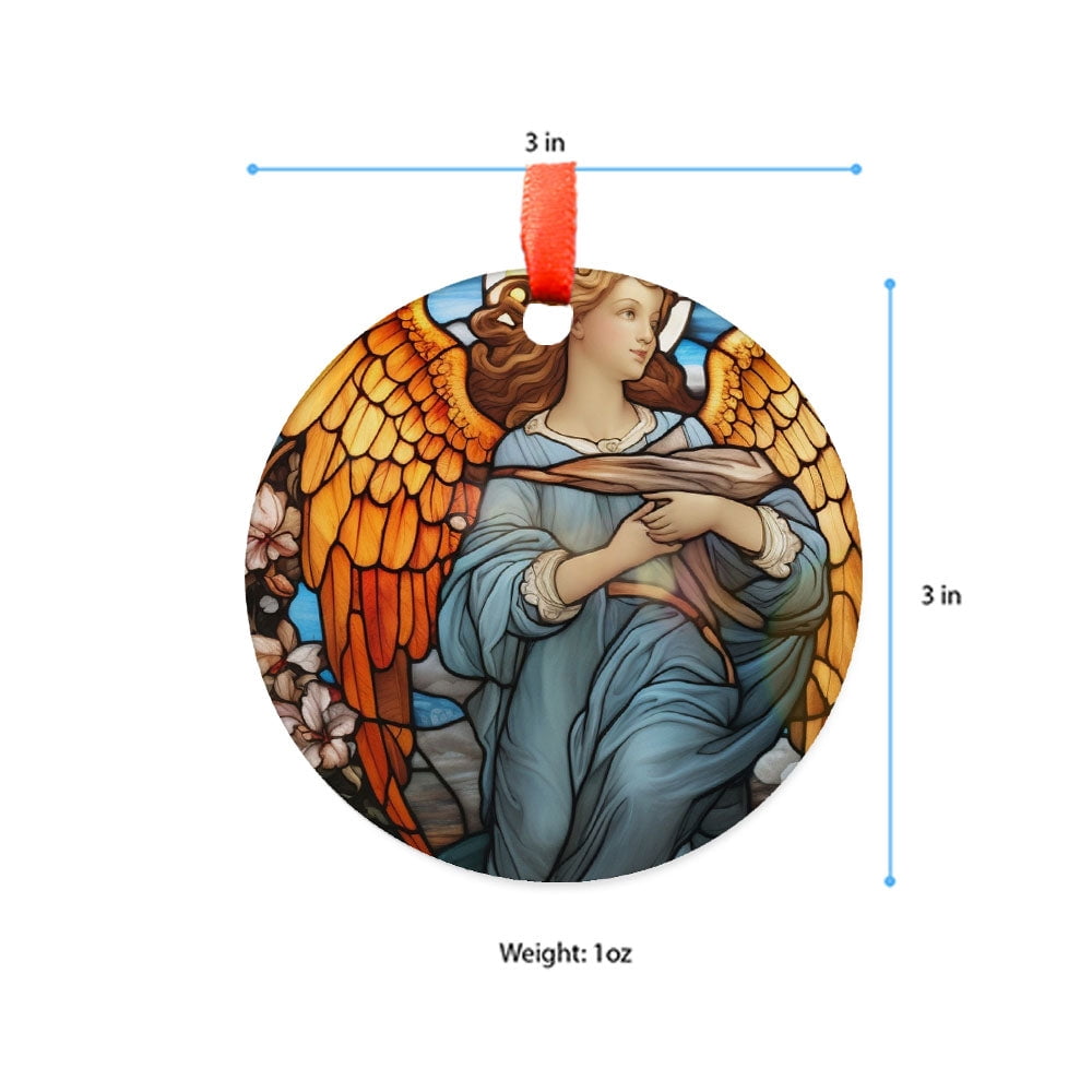 Angel7 Christmas Ornament, Ceramic/Acrylic Ornament, Mother’s Day Keepsake, Valentine’s Day Decor, Festival Gift Ornament, Commemorative 2025