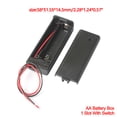 thumbnail image 3 of Yammee Dustproof Battery Container with Switch 1/2/3/4/6/8 Slots AA Battery Storage Box, 3 of 9