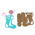 thumbnail image 2 of Cuadros Decorativos Medias de Navidad calcetines DIY troquelado plantilla de Metal para Scrapbook Craft-153702 Likrtyny embutido en tela, 2 of 2