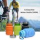 thumbnail image 2 of (B)Botella de agua de silicona plegable de 500 ml para viajes, campamentos, picnics, gimnasios, senderismo, ciclismo y pesca, 2 of 5