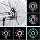 thumbnail image 1 of Luz LED para rueda de bicicleta, 64 LED, 30 imágenes diferentes, resistente al agua, para neumáticos de más de 24 pulgadas., 1 of 5