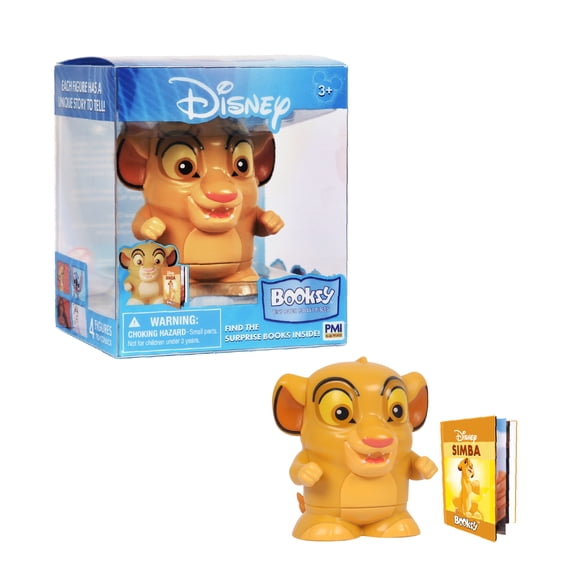 Booksy Disney Simba Collectible Figure with Tiny Storybook