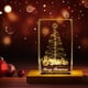 thumbnail image 5 of Luz de Noche de Escritorio Xihbxyly con Árbol de Navidad Brillante Base de Madera Enchufable, 5 of 6