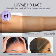 LUVME Nature Max Silky Bob Ear-to-Ear Glueless 13x6 Frontal HD Lace Bob Wig
