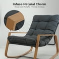 thumbnail image 5 of GrandPatio Outdoor Modern Rocking Chair Pellinger - Water-Resistant, 330lb Capacity - 1 Piece, 5 of 7
