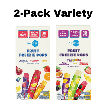 PurAqua Fruit Freezie Pops Variety 2-Pack,13.50 oz