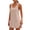 Beige, variant on Summer Sundress for Women Sleeveless Mini Beach Dresses Tank Dress Short Casual Racerback Tank Tops White M