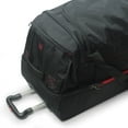 thumbnail image 3 of Rig 30 Inch Rolling Duffel Bag, Travel Luggage with Wheels, Black, 3 of 8