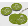 thumbnail image 4 of Inkdotpot Pack Of 100 Real Silver Foil Paper Tags Kiss The Miss Goodbye Bridal Shower Favor Hang Tags, 4 of 6