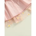 thumbnail image 7 of Qmyliery Toddler Kids Girls Princess Dress Daisy/Fruit Embroidery Sleeveless Sling Dress Summer Casual Mesh Tulle Fluffy Dress, 7 of 7