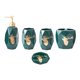 thumbnail image 3 of Juego de 5 accesorios de baño, accesorios decorativos de cerámica, botella de loción, dispensador de jabón, Kit esencial de baño para Hotel, oficina, Gloria Cosas de baño, 3 of 6