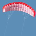 thumbnail image 3 of High Level Parafoil Parachute Double Kiteboard Kite Trainer Trick Kite Parafoil, Red, 3 of 8