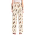 thumbnail image 3 of FORMRS Women's Pajama Pants with Pockets Soft Comfy Loungewear Sleep Bottom, Sizes S-2XL, Watercolor Seashells, 3 of 8
