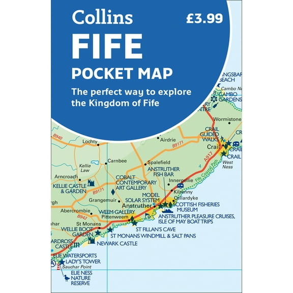 Fife Pocket Map, (Paperback)