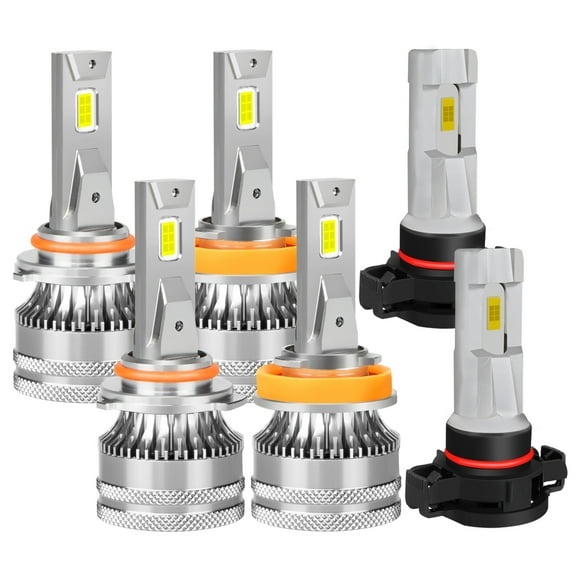 FZPJJNB For Chevy Tahoe 2007-2020 LED Headlight Bulbs High Low Beam Fog Light White V15QC
