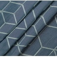 thumbnail image 4 of Better Homes & Gardens Blackout Geometric Single Curtain Panel, 50" x 63", Washed Indigo, 4 of 5