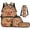 Cute Capybara, variant on Bulopur Cute Kids 17 Inch Backpack Set, 4 Piece Capybara Print School Bookbag with Lunch Box, Water Bottle Holder and Pencil Case for Elementary