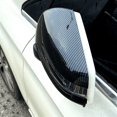 thumbnail image 4 of 6X for CLA GLA C E Class W176 C117 X156 W204 W212 Carbon Fiber ABS Side Rear View Mirror Cover Trim, 4 of 8