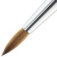 thumbnail image 2 of PANA Finest Kolinsky Acrylic Nail Brush with Round Acrylic Handle Size 6, 2 of 4