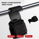 thumbnail image 1 of 1pc Levantamiento de pesas Pull-Ups Muñequera Gancho Mancuerna Grip Guantes (Negro), 1 of 8