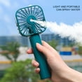 thumbnail image 3 of Portable Handheld Misting Fan With Rechargeable Battery, USB Charging, Quiet Operation, Lightweight And Compact Design, For Travel, Outdoors, And Home Use, 3 of 8
