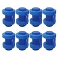 thumbnail image 1 of Jinsinto Ensemble de 8 Embouts pour Barres de Filet de Trampoline, 25mm, Bleu, 1 of 5