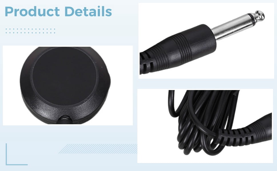 Adeline AD-35 Universal Instrument Mini Piezo Pickup, High Fidelity Acoustic Guitar Transducer with Volume Control, Vibration Sensor for Ukulele, Erhu, Guzheng, 9.8 ft Cable, Easy to Install