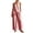 Red 12, variant on Karymi Womens Tops Dressy Casual 2 Piece Gingham Linen Blend Outfit Set, V Neck Sleeveless Loose Pullover Tank Top Elastic High Waist Wide Leg Pants with Pockets Womens T Shirts