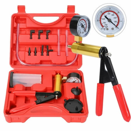 

BMTBUY 2 In 1 Brake Bleeder & Vacuum Pump Gauge Test Tuner Kit Tools DIY Hand Tools Hot