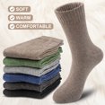 thumbnail image 5 of Loritta 6 Pairs Mens Wool Socks , Warm Cozy Boot Winter Thermal Socks for Men/Women, Size 6-12, 5 of 6