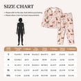 thumbnail image 4 of Fotbe Star Cute Dog Conjunto de Pijama de Manga Larga para Mujer con Estampado, Ropa de Dormir de 2 Piezas, Conjunto de Casa Suave y Cómodo con Bolsillos-Large, 4 of 7