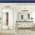 thumbnail image 4 of Depuley 60" x 30" Black Modern Wall Mirror,Rectangular Vanity Makeup Mirror for Bathroom and Bedroom,Multiple Sizes, 4 of 6