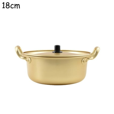 

Korean Ramen Noodles Pot 14cm/16cm/18cm/20cm Soup Pot Double Ears Soup Pot