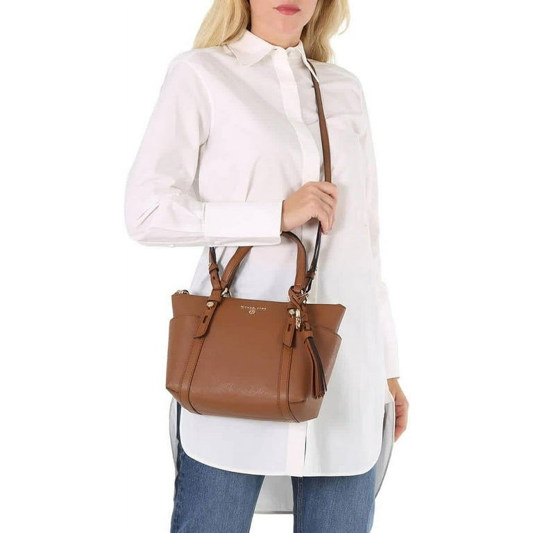 Small tan best sale michael kors bag