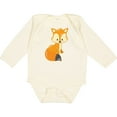 thumbnail image 3 of Inktastic Cute Woodland Animal Fox Boys or Girls Long Sleeve Baby Bodysuit, 3 of 5