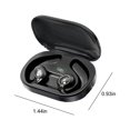 thumbnail image 3 of Wireless Earbuds, Hwkond Bluetooth Headphones Touches LED Digital Display Screen 5.3 Bluetooth Chip Type-c Fast Charging Intelligent Noise Reduction Low Latency, Black, Up to 60% Off, 3 of 7