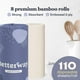 thumbnail image 3 of Toallas de papel Betterway Bamboo Natural Brown, 8 rollos, 2 capas, 3 of 7