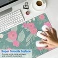 thumbnail image 3 of Groovy Vintage Flowers Mouse Pad - Large, Non-Slip Rubber Base, Cute Design with Stitched Edges - Perfect Accessory for Computer, Laptop, Home Office Decor - 31.5x11.8 inches, 3 of 7