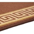 thumbnail image 5 of Custom Runner Meander Roll Runner 26 Inch Wide x Your Length Size Choice Slip Skid Resistant Rubber Back 3 Color Options (Brown, 24 ft x 26 in), 5 of 9