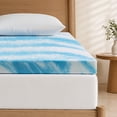 thumbnail image 3 of Bestier 2" Twin XL Size Memory Foam Mattress Topper, High-Density Cooling Gel Foam for Pressure Relief, Dorm Bed Topper, 3 of 7