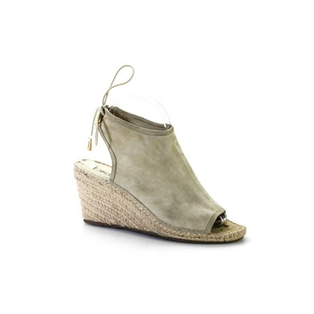 

Pre-owned|DKNY Womens Lace Up Wedge Booties Sand Size 8
