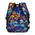 thumbnail image 3 of Haiem Colorful Fall Leaves Printed School Backpack,Casual Travel Lightweight Backpack,Durable Comfortable Multifunctional Backpack,Laptop Backpack, 3 of 5
