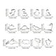 thumbnail image 3 of melotizhi Cartoon Dinosaur Series Stainless Steel Cookie Animal Shape Cake, Silver, 3 of 8